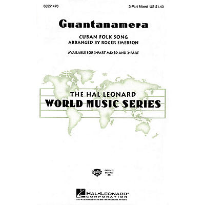 Hal Leonard Guantanamera 3-Part Mixed arranged by Roger Emerson