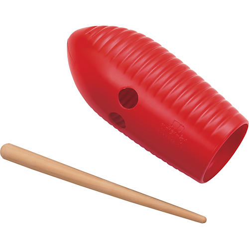 Nino Guiro Shaker Percussion Instrument Red