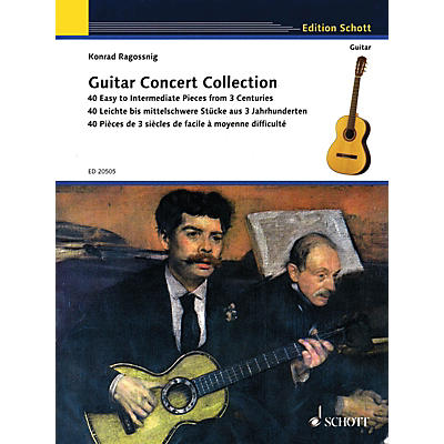 Schott Guitar Concert Collection (40 Easy to Intermediate Pieces from 3 Centuries) Guitar Series Softcover