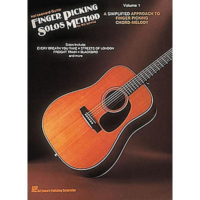 Hal Leonard Guitar Finger Picking Solos Method Volume 1 Book