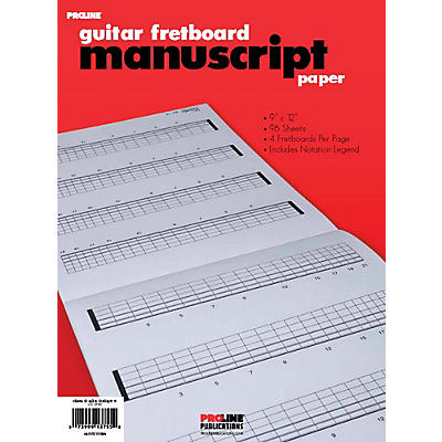 Proline Guitar Fretboard Manuscript Paper