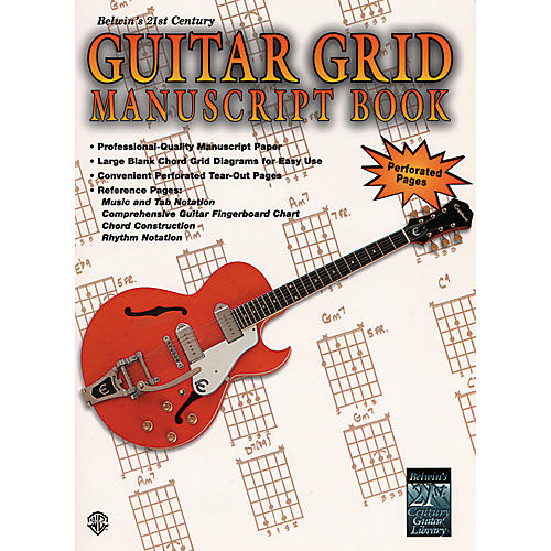 Guitar Grid Manuscript Book