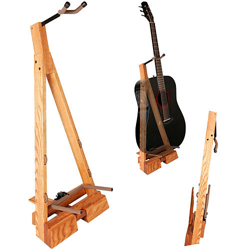 Guitar Hardwood Floor Stand