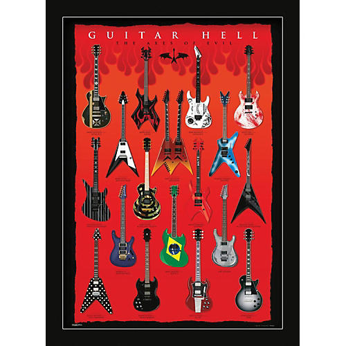Guitar Hell - Axes Of Hell 24x36 Poster
