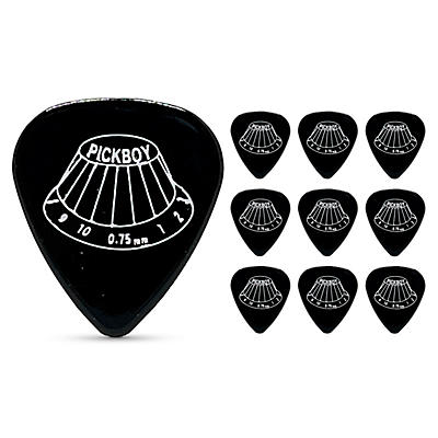 Pick Boy Guitar Knob Black Celltex Guitar Picks