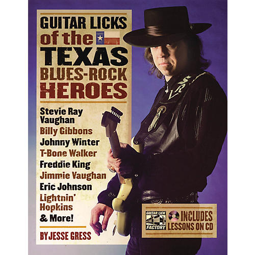 Guitar Licks Of The Texas Blues Rock Heroes Book/CD