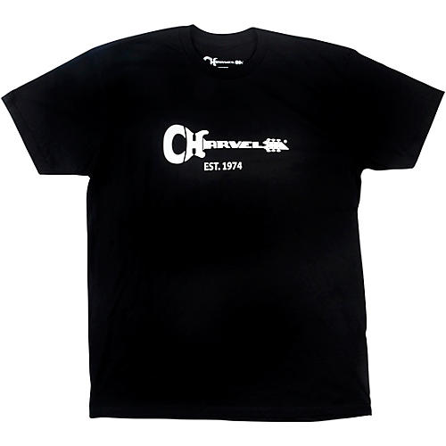 Charvel Guitar Logo Black T-Shirt Medium