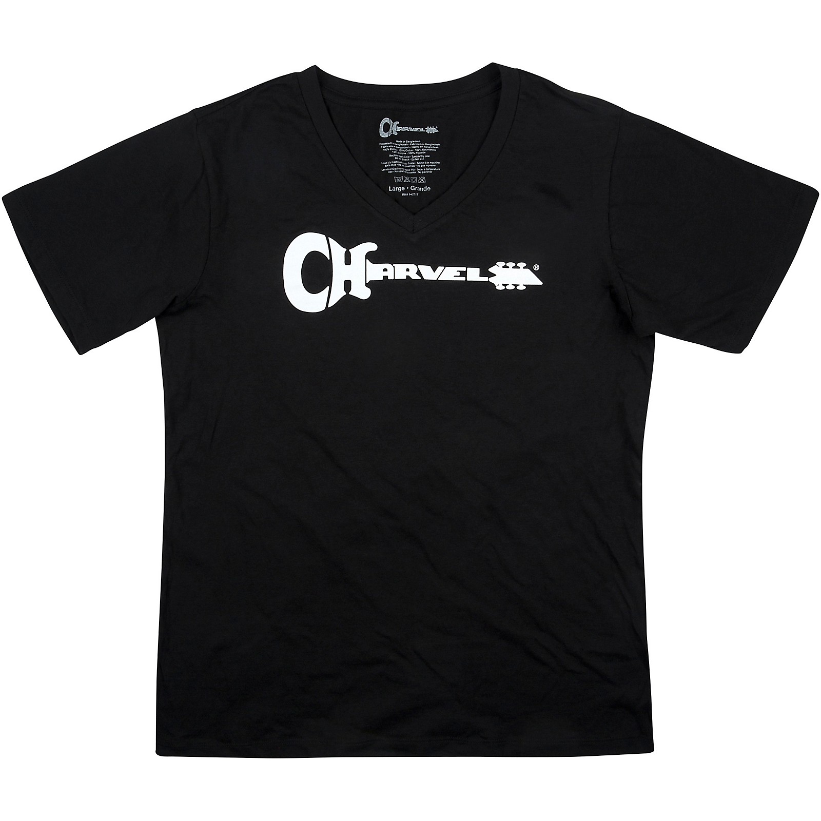 Charvel Guitar Logo Black T-Shirt Medium | Musician's Friend