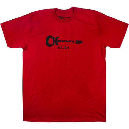 Charvel Guitar Logo Red T-Shirt X Large