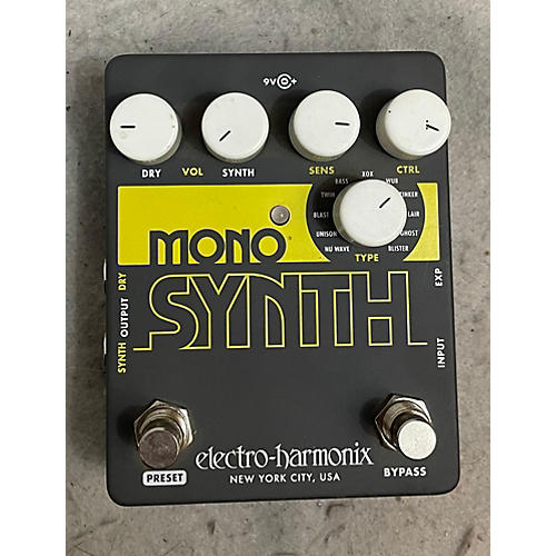 Electro-Harmonix Guitar Mono Synth Effect Pedal | Musician's Friend