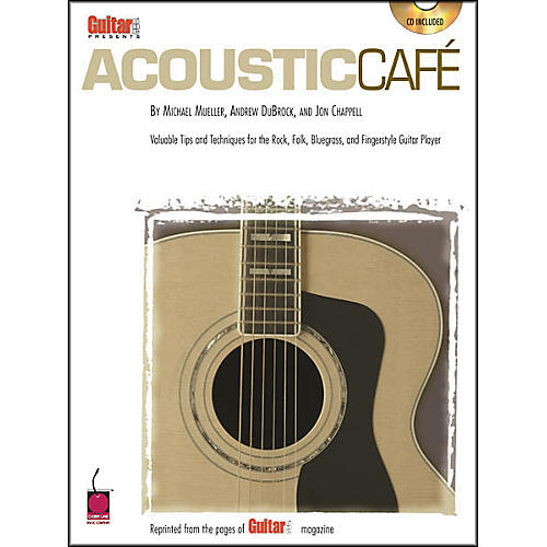 Guitar One Presents Acoustic Caf Guitar Tab Songbook with CD