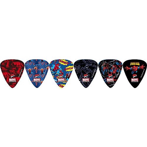 Guitar Picks - 12 Pack of Spiderman