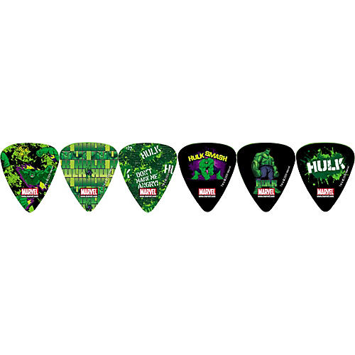 Guitar Picks - 12 Pack of The Hulk