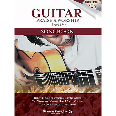 Shawnee Press Guitar Praise & Worship Songbook Shawnee Press Series Softcover with CD