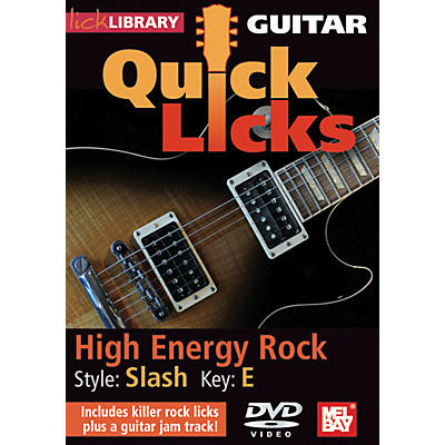 Mel Bay Guitar Quick Licks - Slash Style, High Energy Rock (DVD)