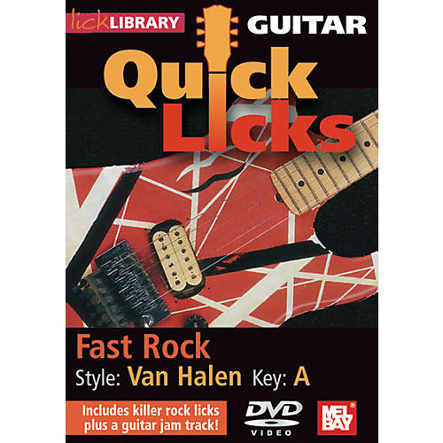 Mel Bay Guitar Quick Licks - Van Halen Style, Fast Rock