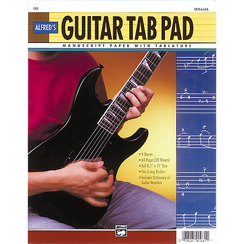 Alfred Guitar TAB Pad (8-1/2