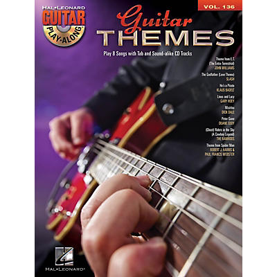 Hal Leonard Guitar Themes (Guitar Play-Along Volume 136) Guitar Play-Along Series Softcover with CD by Various