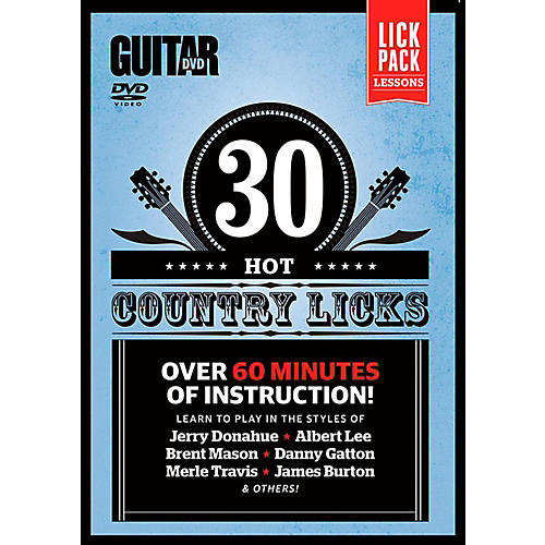 Guitar World Guitar World 30 Hot Country Licks DVD