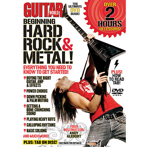 Guitar World Beginning Hard Rock & Metal Guitar (DVD)