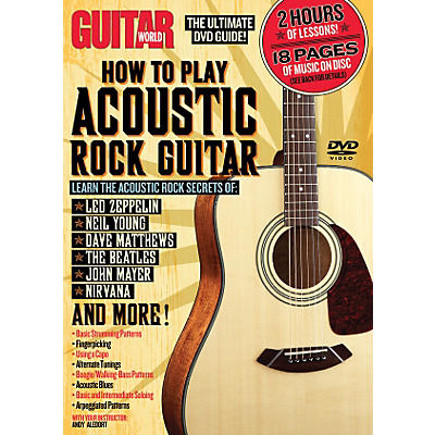 Alfred Guitar World How To Play Acoustic Rock Guitar (DVD)
