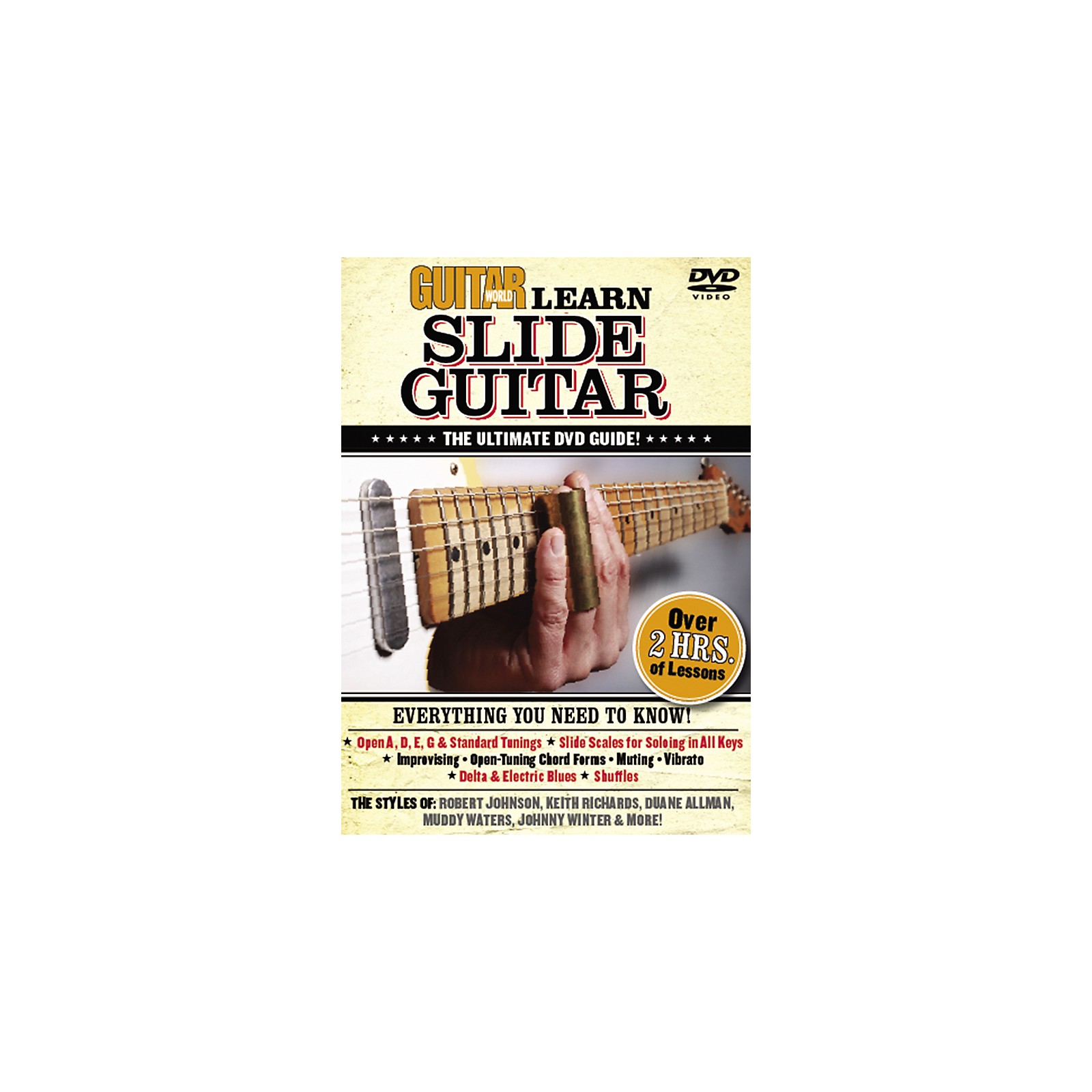 Alfred Guitar World Learn Slide Guitar (DVD) Musician's Friend