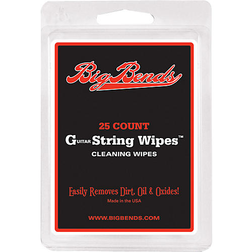 Guitar string wipes