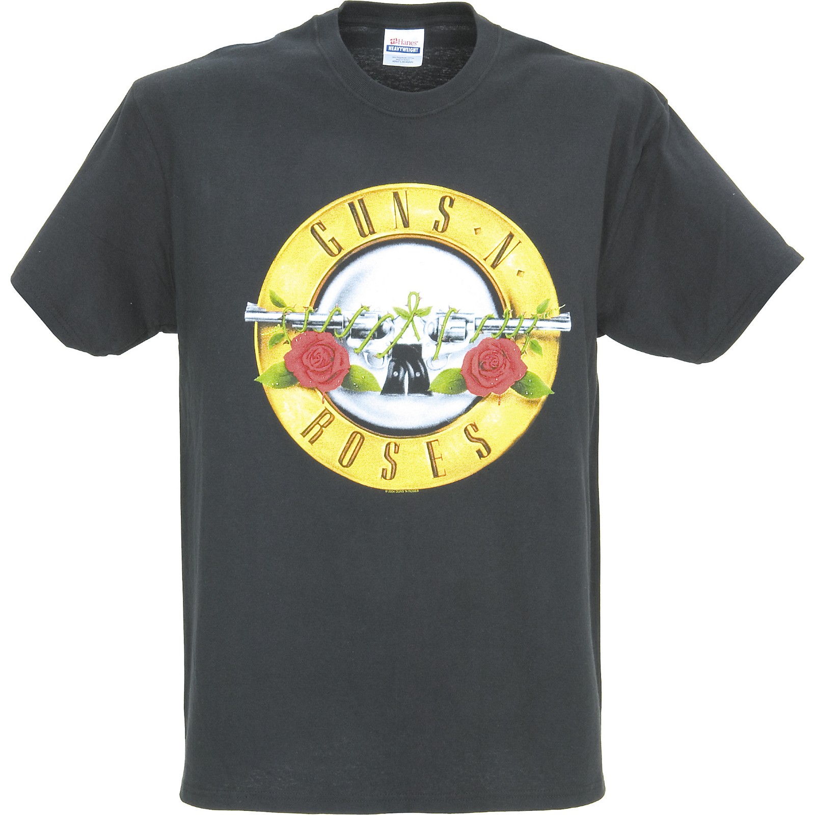 Camiseta Guns And Roses Hombre Camiseta Premium Oficial Stamp Guns N Roses Bullet Logo | Frete Grátis Camiseta Guns N Roses