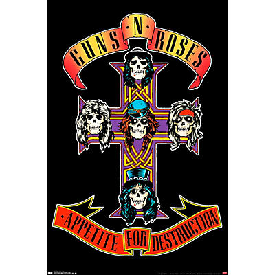 Trends International Guns N' Roses Cross Poster