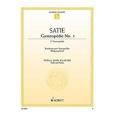 Schott Gymnopédie No. 1 (Viola and Piano) String Series Softcover
