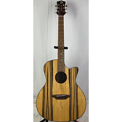 Luna Guitars Gypsy Ebony Acoustic Electric Guitar