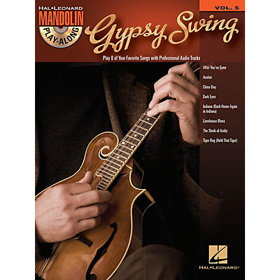Hal Leonard Gypsy Swing (Mandolin Play-Along Volume 5) Mandolin Play-Along Series Softcover with CD