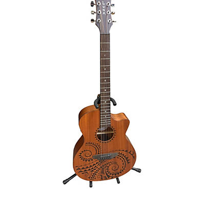 Luna Guitars Gypsy Tattoo Acoustic Electric Guitar