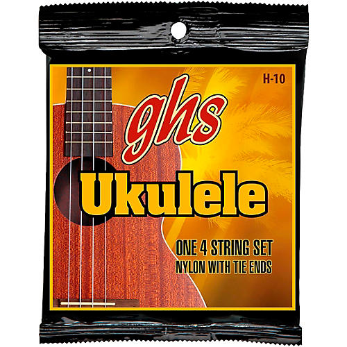GHS H-10  Hawaiian Ukulele Black Nylon Strings