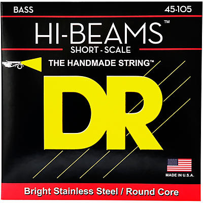 DR Strings H-Beams Short-Scale 4-String Bass Strings Medium (45-105)