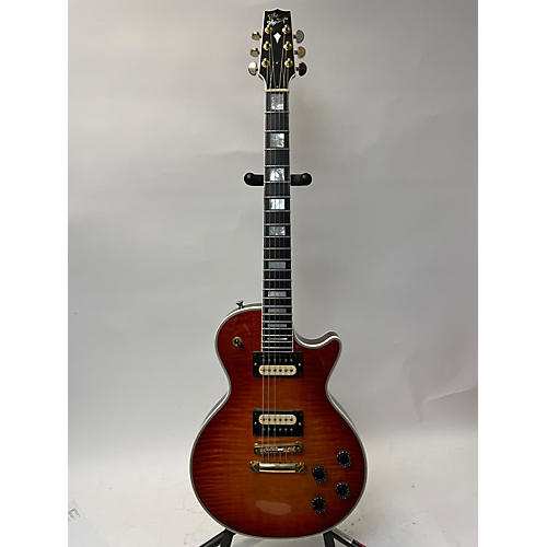 The Heritage H157 Solid Body Electric Guitar almond sunburst