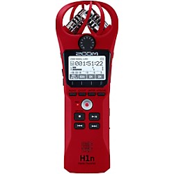 Zoom H1n Handy Recorder Red Edition with Onboard X/Y Microphone
