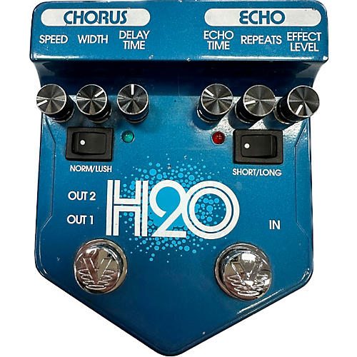 Visual Sound H2O Liquid Chorus Echo Effect Processor