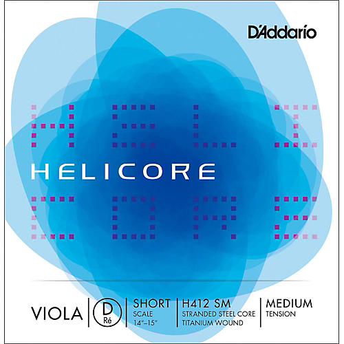 D'Addario H412 Helicore Long Scale Viola D String 14