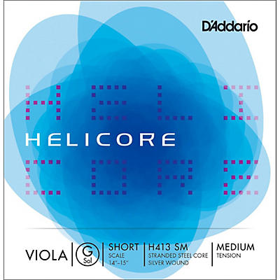 D'Addario H413 Helicore Long Scale Viola Light G String