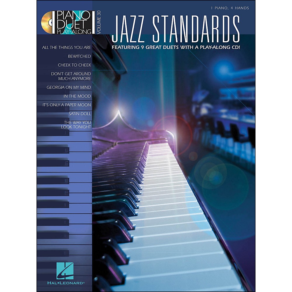 Hal Leonard Jazz Standards Piano Duet Play-Along Volume 30 Book/Cd