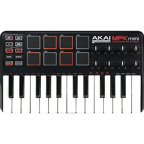 akai mpk mini professional laptop production keyboard