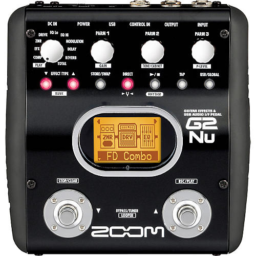 Zoom G2Nu Guitar Multi-Effects Pedal/USB Interface | Musician's Friend