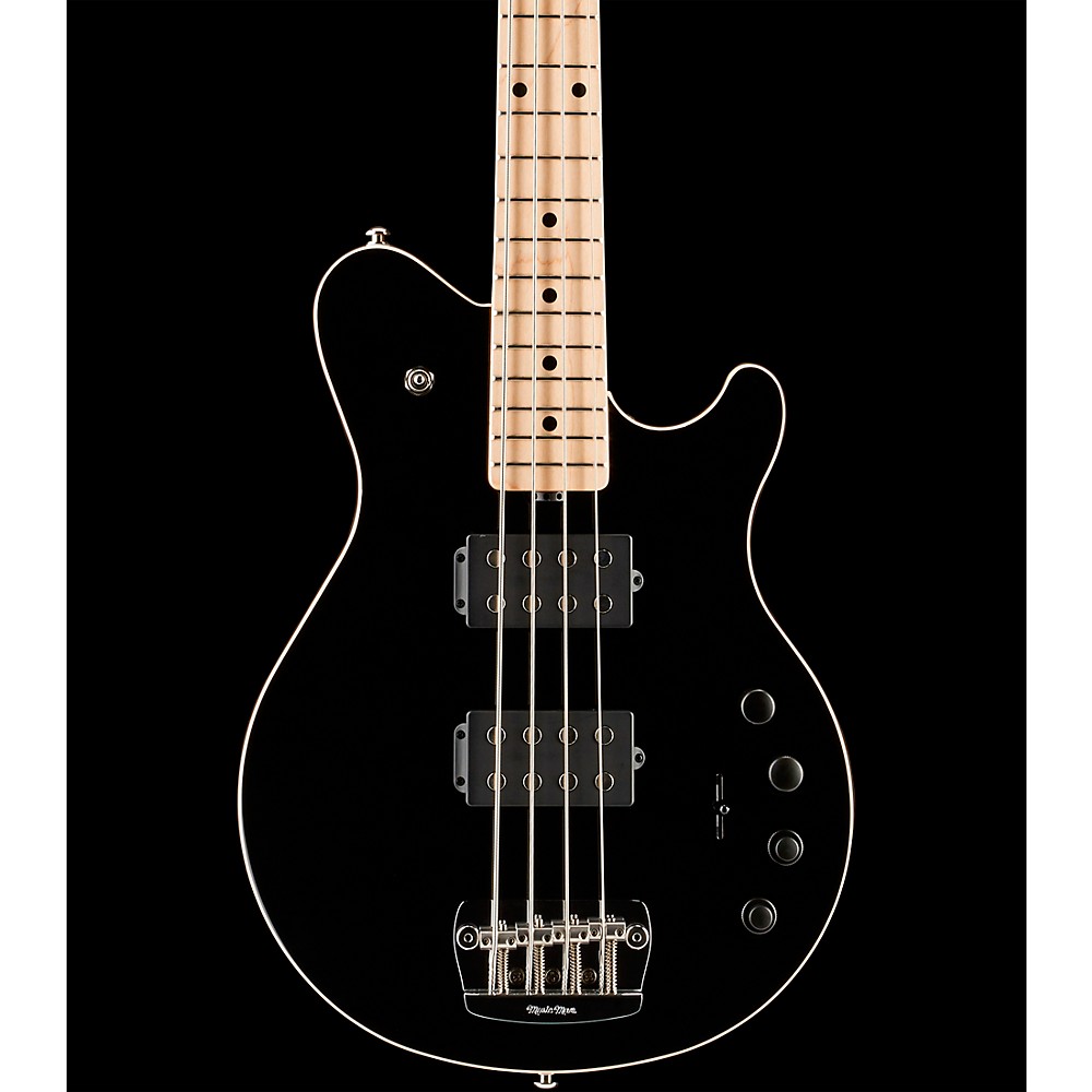 UPC 749699502821 product image for Music Man Game Changer Reflex 4-String Electric Bass Guitar Black Maple Fretboar | upcitemdb.com