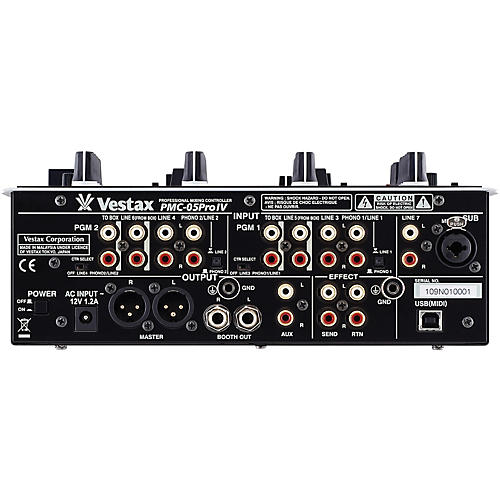 Vestax PMC-05 ProIV 2-Channel Digital DJ Battle mixer with MIDI