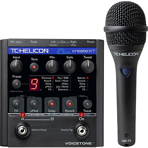 TC Helicon VoiceTone Create XT with MP-75 Mic | Musician's Friend