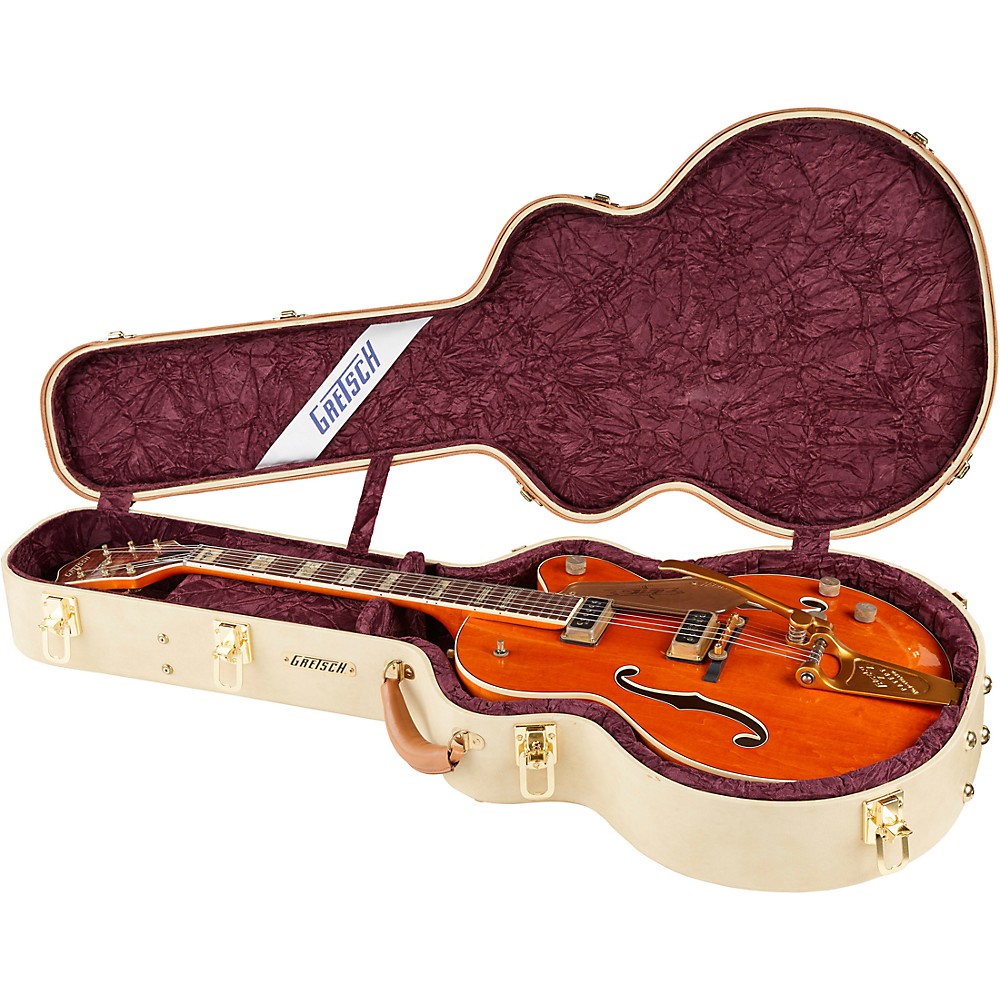 Gretsch Guitars Custom Shop 6120 DSW 55 Relic Electric Guitar Orange