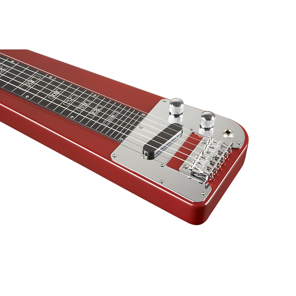 Rogue RLS1 Lap Steel Guitar with Stand and Gig Bag Metallic Red