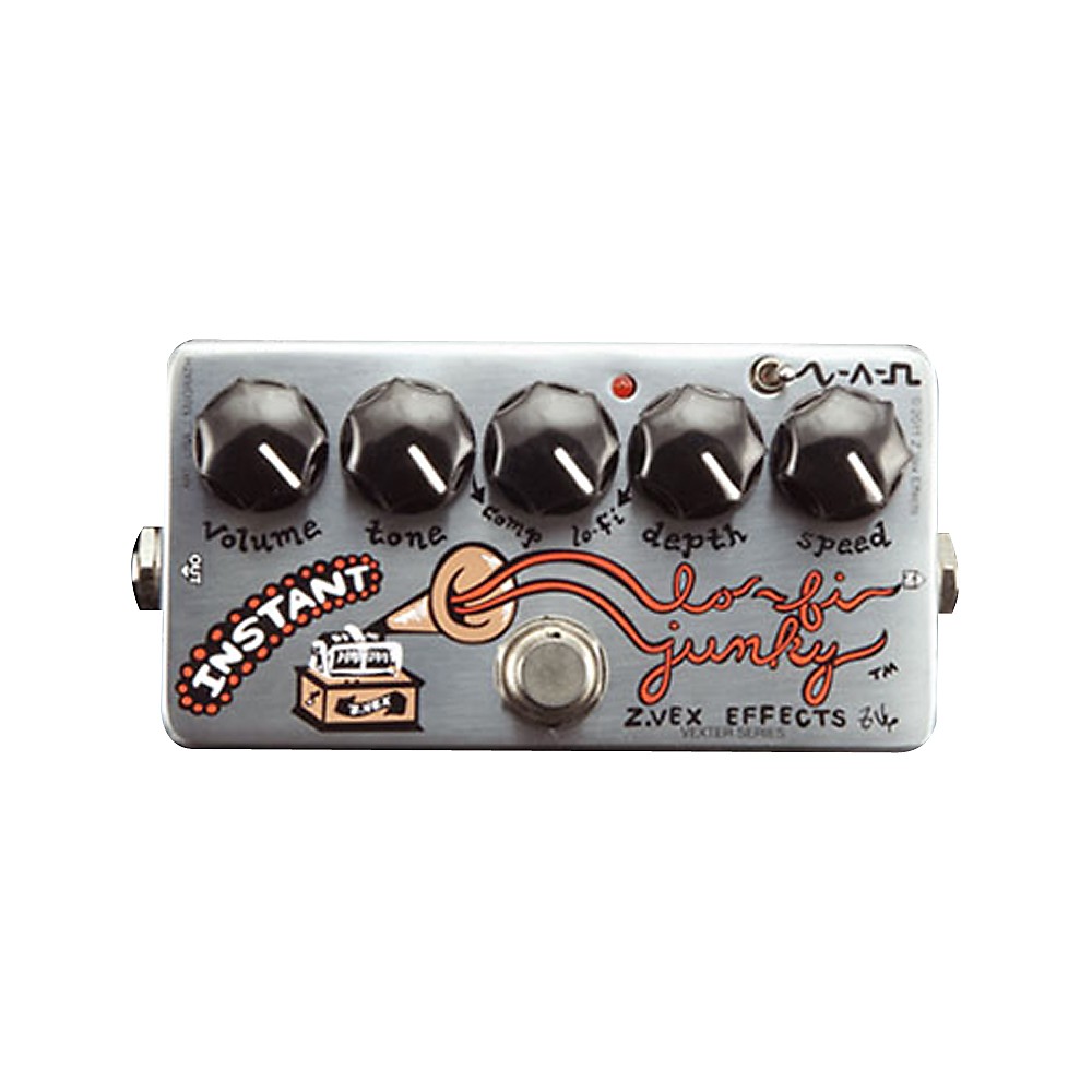 Zvex Vexter Series Instant Lo-Fi Junky Modulation And Chorus/Vibrato Guitar Effects Pedal