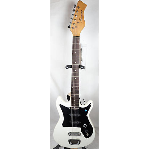 Harmony H804 Solid Body Electric Guitar White Musician s Friend